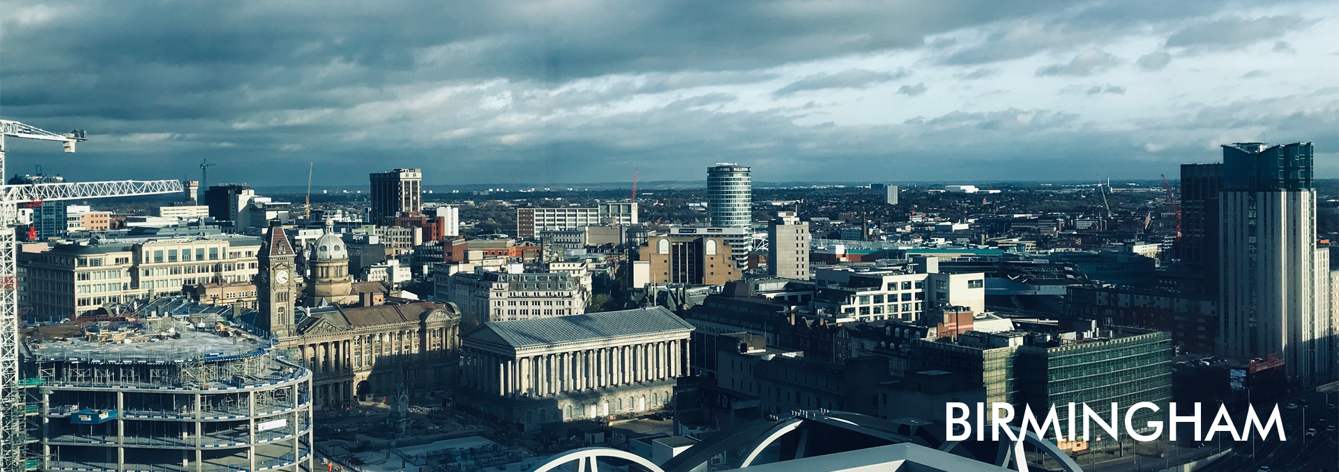 Birmingham City Skyline View