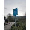 Single post sign