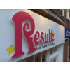 Flat cut letters