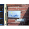 Reception sign