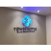 Hotel reception sign