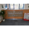 Reception desk sign