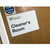 Printed wall signs, internal signs, plastic signs, Foamex signs