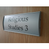 Door signs, door name plates, door names, Vista sign, curved door sign