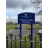 Standard post & panel, freestanding sign, post mounted signs