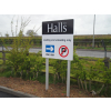 Standard post & panel, freestanding sign, post mounted signs