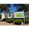 Map signs, location signs, information signs, park signs, instruction signs, way-finding signs