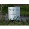 Monocurve sign, Monolith sign, totem, totem sign, freestanding sign, forecourt sign, welcome sign, large signs