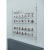 staff board, staff photo board, staff sign