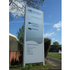 Delta post & panel, freestanding sign, post mounted signs