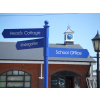 Finger-post, fingerpost, area signs, pointer signs, pointing signs, finger posts