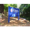 Delta post & panel, freestanding sign, post mounted signs