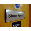 Door signs, door name plates, door names, Vista sign, curved door sign