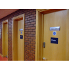 Door signs, door name plates, door names, Vista sign, curved door sign