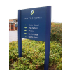 Delta post & panel, freestanding sign, post mounted signs