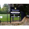 Delta post & panel, freestanding sign, post mounted signs