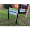 Standard post & panel, freestanding sign, post mounted signs