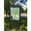 Delta post & panel, freestanding sign, post mounted signs