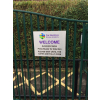 flat wall signs, external wall signs, instruction signs, plastic signs, fence sign