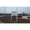 Delta post & panel, freestanding sign, post mounted signs