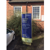 Monocurve sign, Monolith sign, totem, totem sign, freestanding sign, forecourt sign, welcome sign, large signs