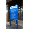 Map signs, location signs, information signs, park signs, instruction signs, way-finding signs