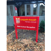 Delta post & panel, freestanding sign, post mounted signs