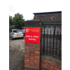 flat wall signs, external wall signs, instruction signs, plastic signs, fence sign