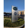Monocurve sign, Monolith sign, totem, totem sign, freestanding sign, forecourt sign, welcome sign, large signs