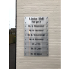 directory signs, acrylic signs, lobby signs, reception signs, information signs