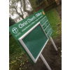 information signs, notice boards, poster cases, instruction signs, church signs
