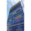 Forecourt sign, freestanding signs, shopping outlet signs, shopping center signs, illuminated signs