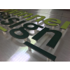 Flat cut letters