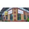 large flat wall sign