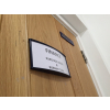 Door signs, door name plates, door names, Vista sign, curved door sign