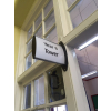 Hanging signs, suspended signs, ceiling signs, office signs