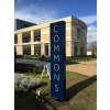 MonoFlat sign, freestanding sign, totem sign, monolith sign, forecourt sign
