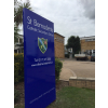 MonoFlat sign, freestanding sign, totem sign, monolith sign, forecourt sign