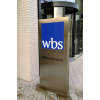 MonoFlat sign, freestanding sign, totem sign, monolith sign, forecourt sign