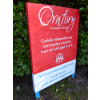 MonoFlat sign, freestanding sign, totem sign, monolith sign, forecourt sign