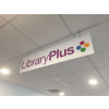 Hanging signs, suspended signs, ceiling signs, office signs