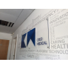 Printed wall signs, internal signs, acrylic signs, photo signs, office tech