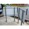Standard post & panel, freestanding sign, post mounted signs