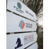 Standard post & panel, freestanding sign, post mounted signs