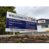 Standard post & panel, freestanding sign, post mounted signs
