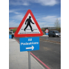 Standard post & panel, freestanding sign, post mounted signs
