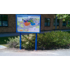 information signs, notice boards, poster cases, instruction signs