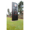 Monocurve sign, Monolith sign, totem, totem sign, freestanding sign, forecourt sign, welcome sign, large signs