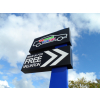 Forecourt sign, garage signs, dealership signs, freestanding signs