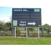 Standard post & panel, freestanding sign, post mounted signs